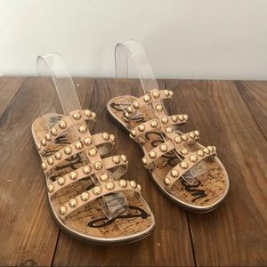 SAM EDELMAN Glenn Studded Slide Sandal